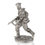 Оловянный солдатик миниатюра "Краснофлотец с пистолетом-пулемётом"